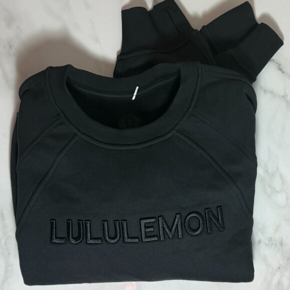 Lululemon Scuba Oversized Pullover Wordmark | XL/XXL | Black | NWOT - Picture 1 of 3